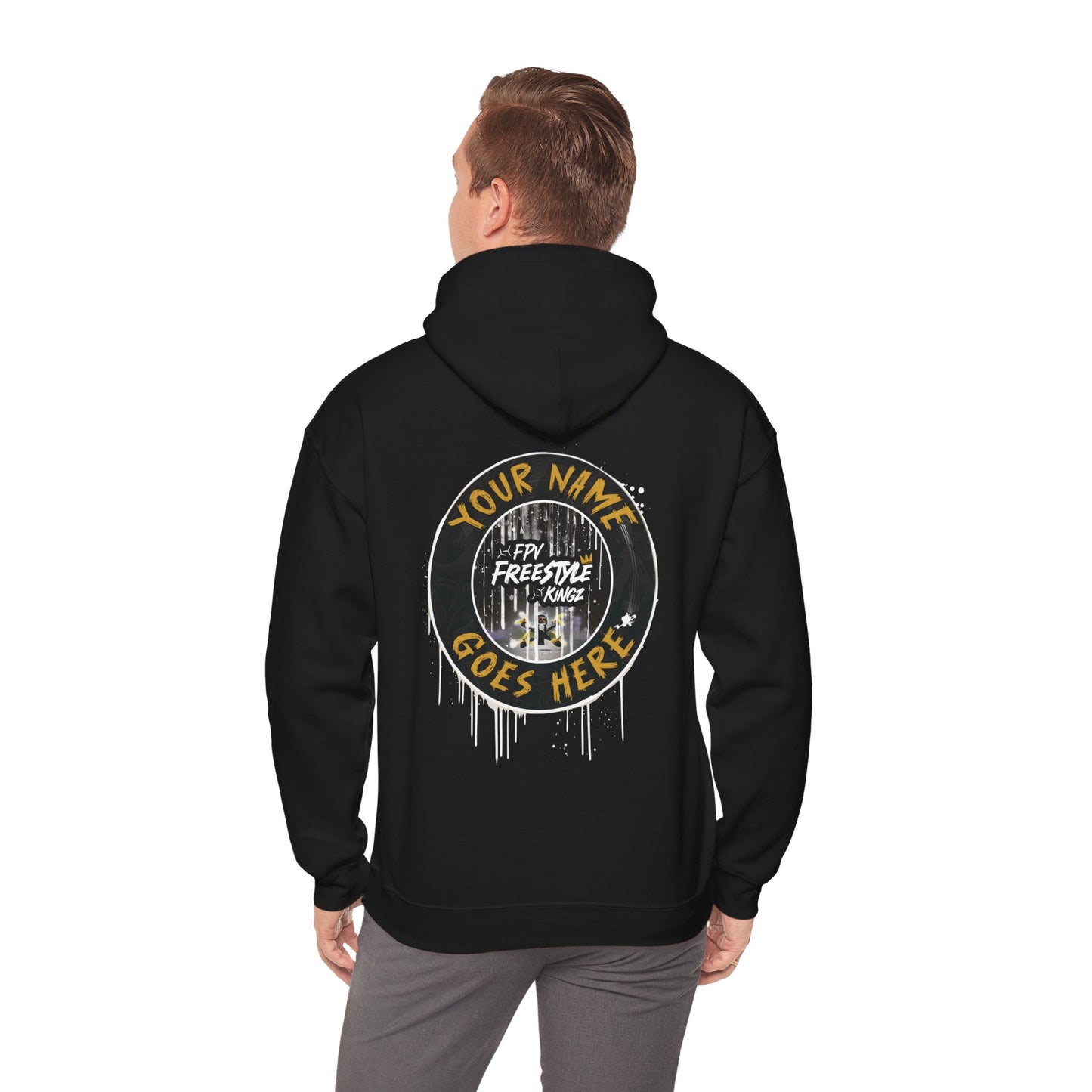 Customisable 'Add Your FPV Name' FPV Freestyle Kingz Hoodie